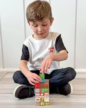 Magnetic Building Blocks Mine World Magnet Cube Set for Boy Girl Kid Age 3+ DIY Model Children Stem STEM Sensory Toy Gift