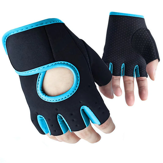 Kaymaz Silikon Noktalı 1 Çift Unisex Ayarlanabilir Spor Eldivenleri
